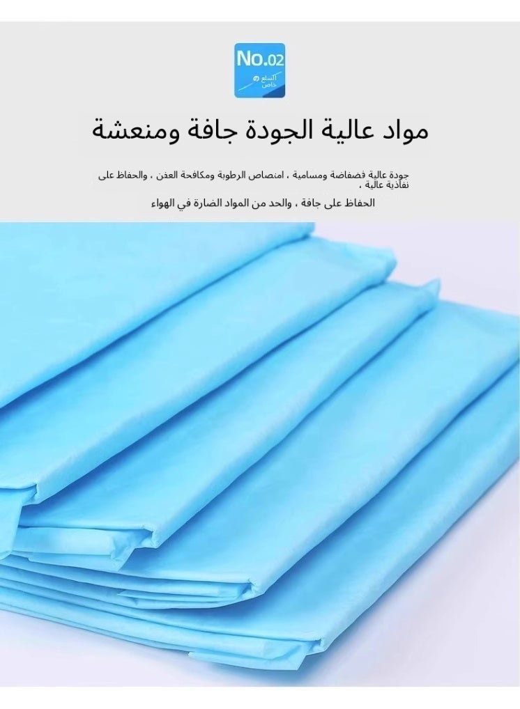 Disposable pet urine pads that absorb quickly, with a thicker design that is soft and comfortable, making them resistant to penetration, and suitable as training pads for pets. - Image 3
